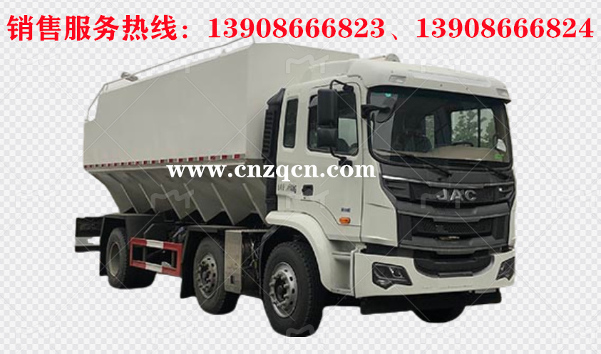 江淮格爾發K5小三軸散裝飼料運輸車